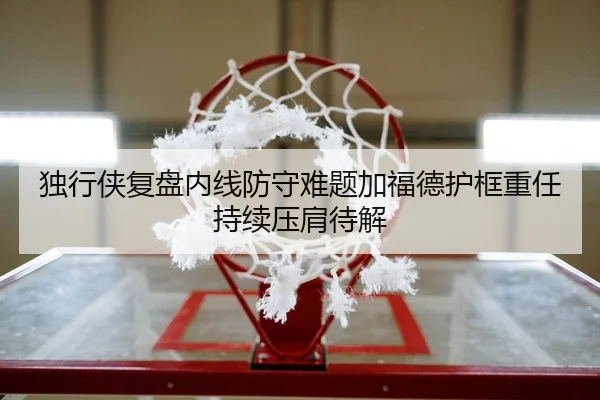 独行侠复盘内线防守难题加福德护框重任持续压肩待解